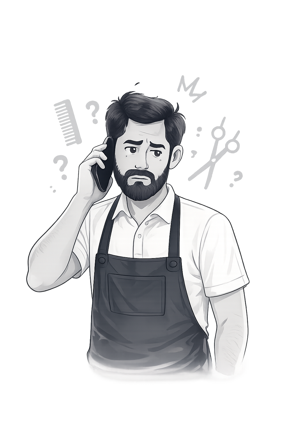 Stressed Barber